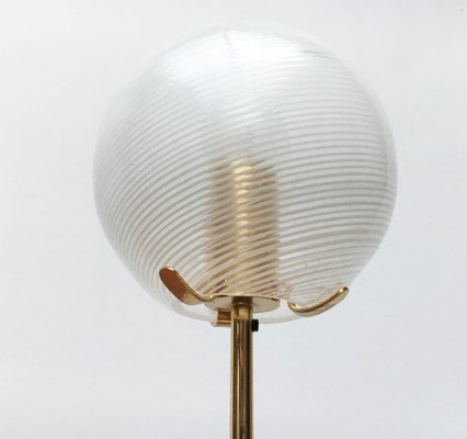 Mid-Century Swirl Glass Table Lamp-UAH-990544