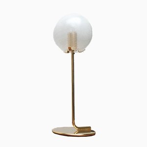 Mid-Century Swirl Glass Table Lamp-UAH-990544