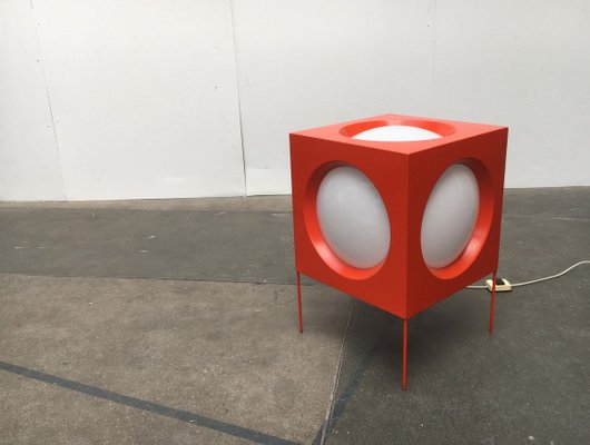 Mid-Century Swiss Space Age Cube Floor Lamp from BAG Turgi-UAH-858411