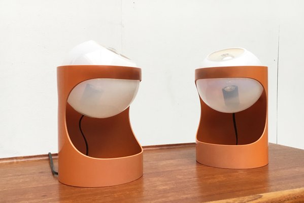 Mid-Century Swiss Space Age Guggerli L1 Table Lamp by Rosemarie & Rico Baltensweiler for Baltensweiler, Set of 2-UAH-935590