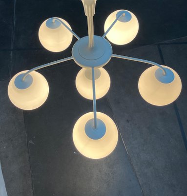 Mid-Century Swiss Space Age Pendant Chandelier by E. R. Nele for Temde, 1960s-UAH-1811745