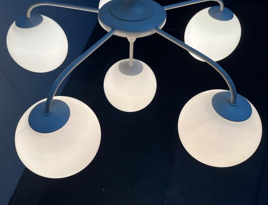 Mid-Century Swiss Space Age Pendant Chandelier by E. R. Nele for Temde, 1960s-UAH-1811745