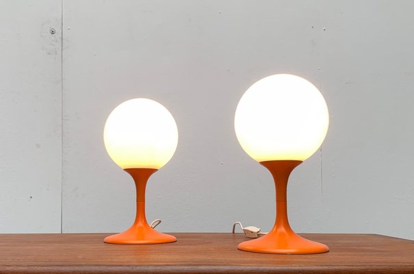 Mid-Century Swiss Table Lamps by E.R. Nele for Temde, Set of 2-UAH-888066