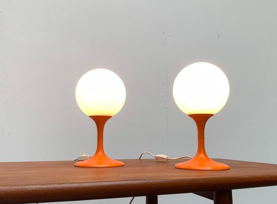 Mid-Century Swiss Table Lamps by E.R. Nele for Temde, Set of 2-UAH-888066