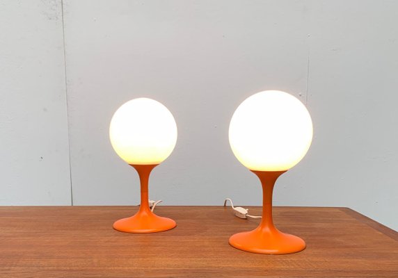 Mid-Century Swiss Table Lamps by E.R. Nele for Temde, Set of 2-UAH-888066