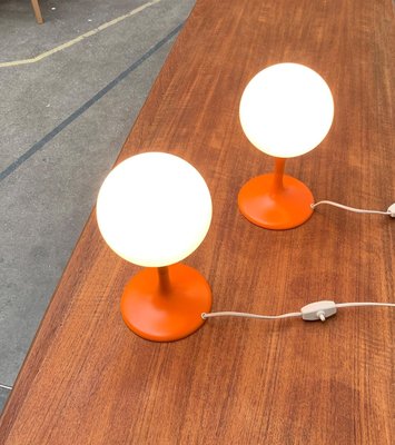 Mid-Century Swiss Table Lamps by E.R. Nele for Temde, Set of 2-UAH-888066