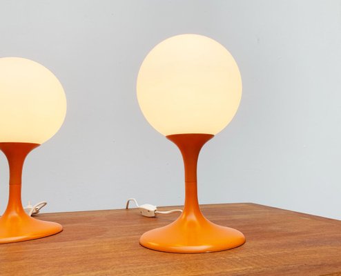 Mid-Century Swiss Table Lamps by E.R. Nele for Temde, Set of 2-UAH-888066