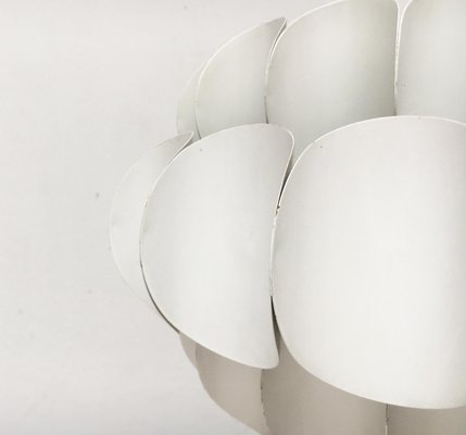 Mid-Century Swiss White Metal Pendant Lamp by H. Zender for Temde-UAH-852164