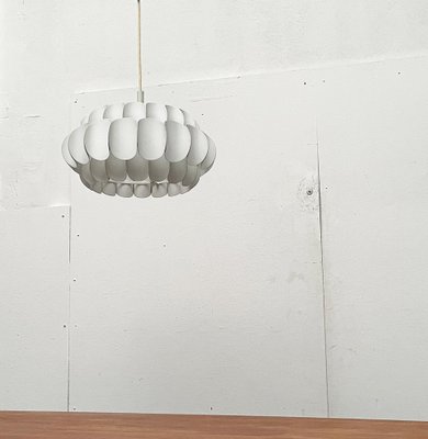 Mid-Century Swiss White Metal Pendant Lamp by H. Zender for Temde, 1960s-UAH-1779632