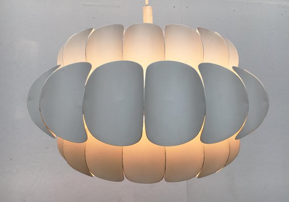 Mid-Century Swiss White Metal Pendant Lamp by H. Zender for Temde-UAH-852164