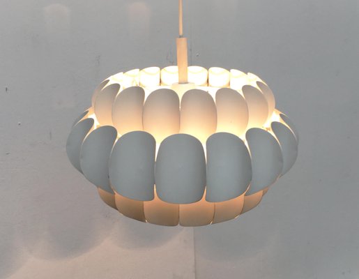 Mid-Century Swiss White Metal Pendant Lamp by H. Zender for Temde-UAH-852164