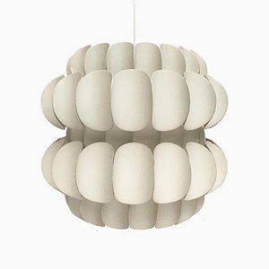 Mid-Century Swiss White Metal Pendant Lamp by H. Zender for Temde-UAH-852166