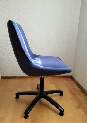 Mid-Century Swivel Easy Chair with Wheels, Yugoslavia, 1980s-NKJ-1295595