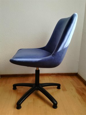 Mid-Century Swivel Easy Chair with Wheels, Yugoslavia, 1980s-NKJ-1295595