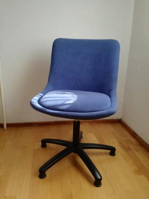 Mid-Century Swivel Easy Chair with Wheels, Yugoslavia, 1980s-NKJ-1295595