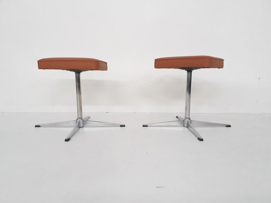 Mid-Century Swivel Stools from Brabantia, The Netherlands, Set of 2-ZO-1027639