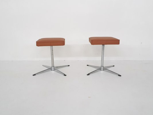 Mid-Century Swivel Stools from Brabantia, The Netherlands, Set of 2-ZO-1027639