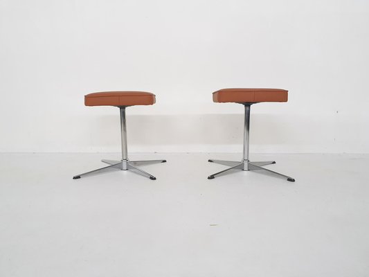 Mid-Century Swivel Stools from Brabantia, The Netherlands, Set of 2-ZO-1027639