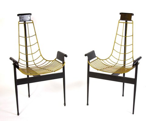 Mid-Century T Chairs by Douglas Kelly, Ross Littell and William Katavolos, 1955, Set of 2-MBH-1031612