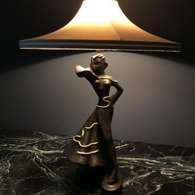 Mid-Century Table Lamp by Bernie & Rena Stein for Rena Stein, 1960s-DKC-604967