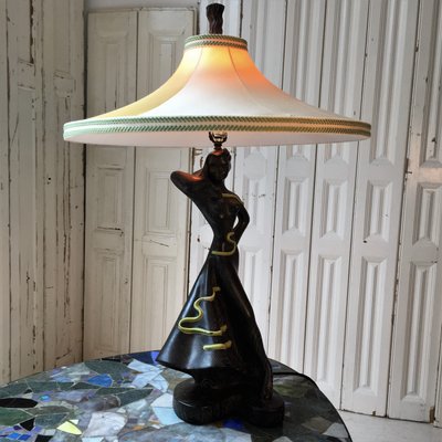 Mid-Century Table Lamp by Bernie & Rena Stein for Rena Stein, 1960s-DKC-604967