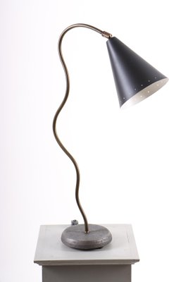 Mid-Century Table Lamp, Denmark, 1950s-FK-1409585