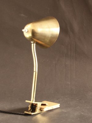 Mid-Century Table Lamp in Brass by Jacques Biny for Luminalité, 1950s-SY-1784573