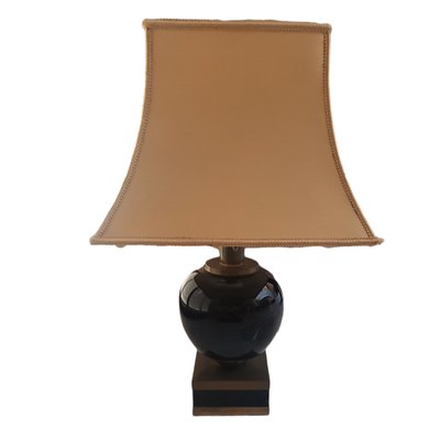 Mid-Century Table Lamp in Brass & Porcelain-TCS-1323147