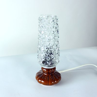 Mid-Century Table Lamp in Ceramic and Glass, Czechoslovakia, 1960s-UL-1251227