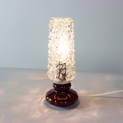 Mid-Century Table Lamp in Ceramic and Glass, Czechoslovakia, 1960s-UL-1251227