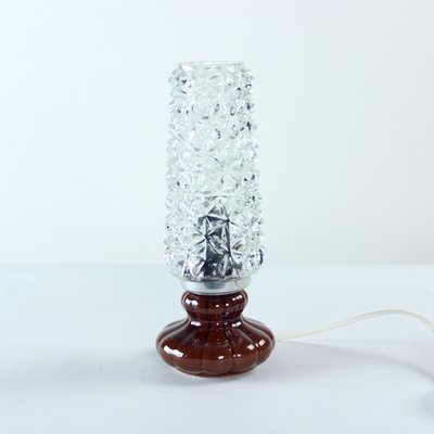 Mid-Century Table Lamp in Ceramic and Glass, Czechoslovakia, 1960s-UL-1251227