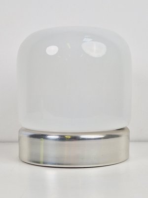 Mid-Century Table Lamp in Frosted Glass and Aluminium from Doria Leuchten, 1960s-AXJ-1749452