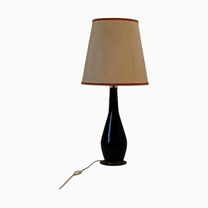 Mid-Century Table Lamp in Glass & Fabric from Stilnovo, 1950s-IVC-1181991