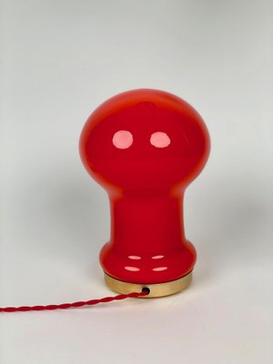 Mid-Century Table Lamp in Red Opaline Glass attributed to Stepan Tabery, 1975-BAF-1758563