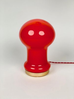 Mid-Century Table Lamp in Red Opaline Glass attributed to Stepan Tabery, 1975-BAF-1758563