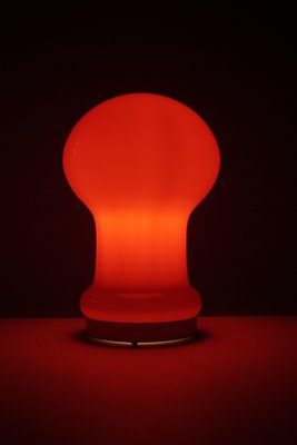 Mid-Century Table Lamp in Red Opaline Glass attributed to Stepan Tabery, 1975-BAF-1758563