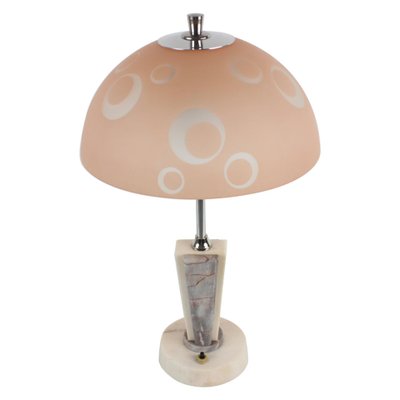 Mid-Century Table Lamp / Stone Prague, 1950s-TZ-975079