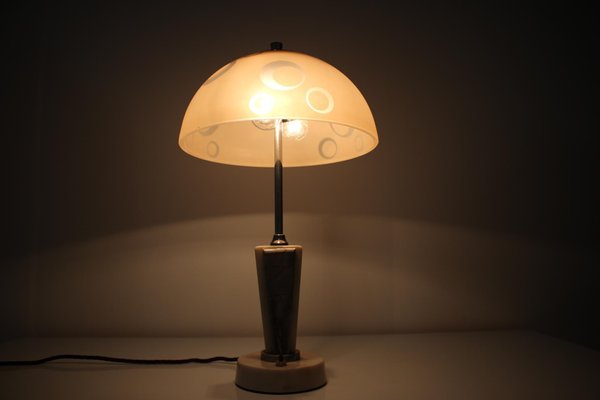 Mid-Century Table Lamp / Stone Prague, 1950s-TZ-975079