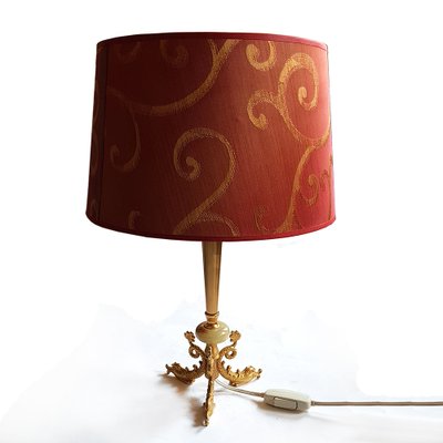 Mid-Century Table Lamp with Stylized Dolphins Base-NUX-1355223