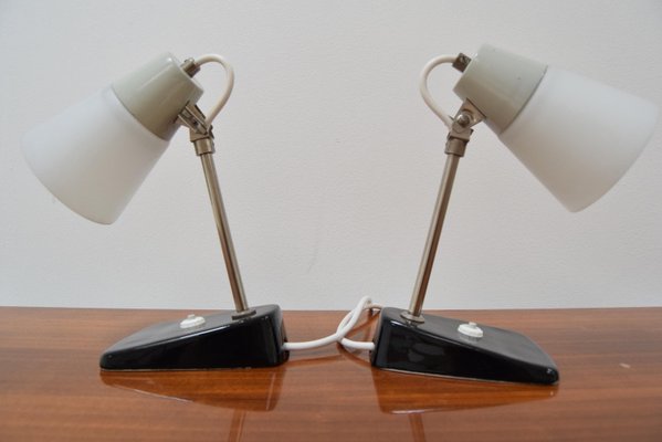 Mid-Century Table Lamps, 1970s, Set of 2-TZ-924530