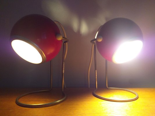 Mid-Century Table Lamps, 1970s, Set of 2-TZ-885914