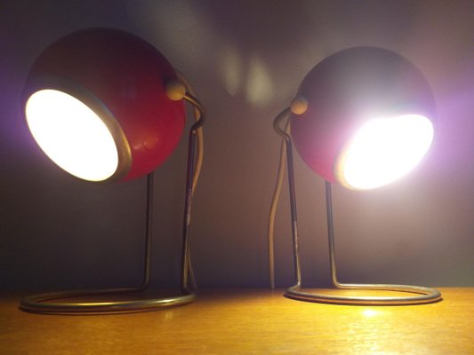 Mid-Century Table Lamps, 1970s, Set of 2-TZ-885914