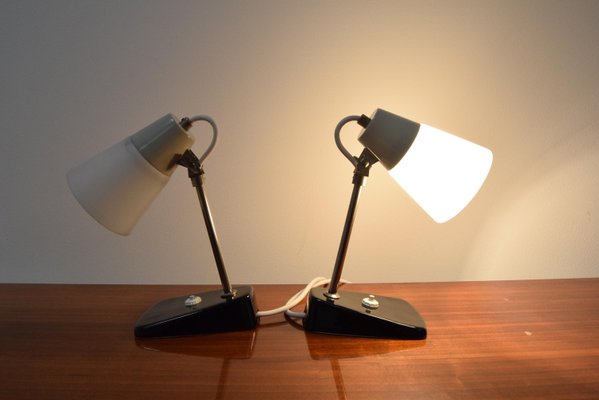 Mid-Century Table Lamps, 1970s, Set of 2-TZ-924530