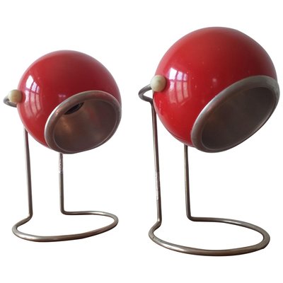 Mid-Century Table Lamps, 1970s, Set of 2-TZ-885914