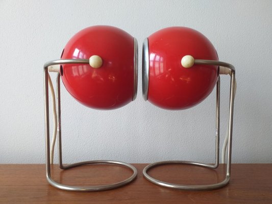 Mid-Century Table Lamps, 1970s, Set of 2-TZ-885914