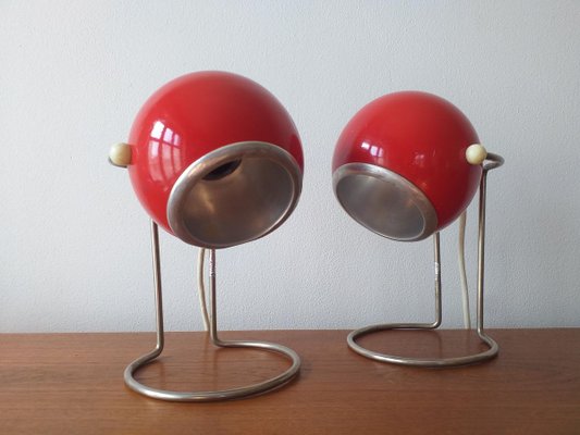 Mid-Century Table Lamps, 1970s, Set of 2-TZ-885914