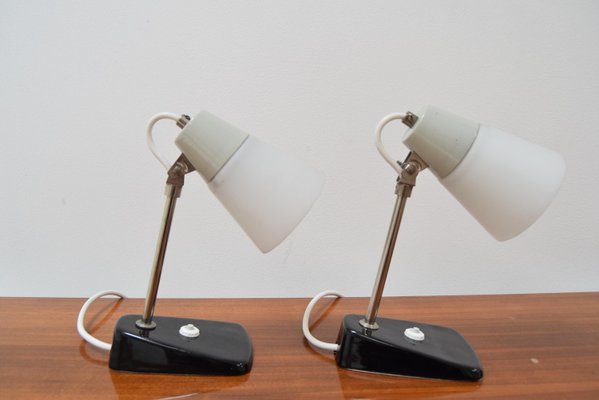 Mid-Century Table Lamps, 1970s, Set of 2-TZ-924530