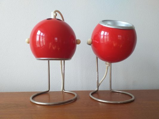 Mid-Century Table Lamps, 1970s, Set of 2-TZ-885914