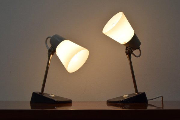 Mid-Century Table Lamps, 1970s, Set of 2-TZ-924530