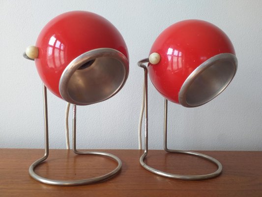 Mid-Century Table Lamps, 1970s, Set of 2-TZ-885914